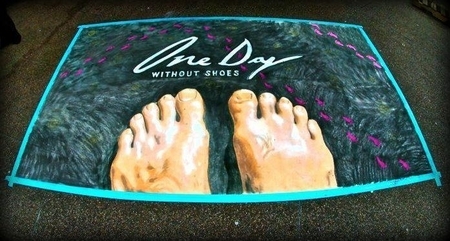 Tom's Shoes event - "A Day Without Shoes"